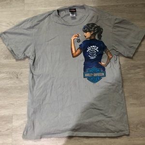 Clare’s At The Falls Harley Pocket Tee